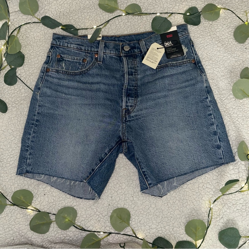 Levi's Blue Denim Shorts